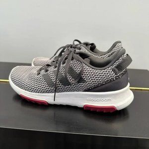 Adidas Women's Cloudfoam Racer Tr Running Shoe B42170 Black/white/maroon Sz 7.5